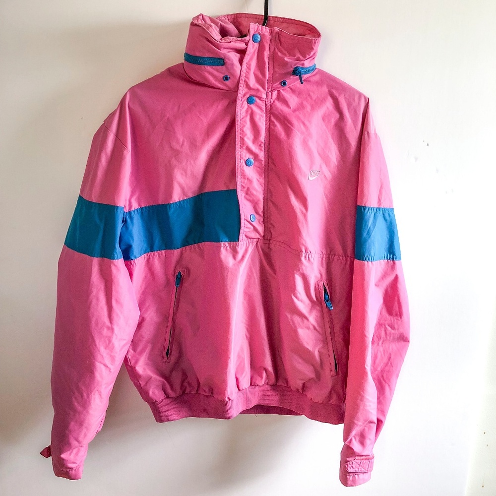 Vintage Streetwear Nike Jacket Pink Size Medium